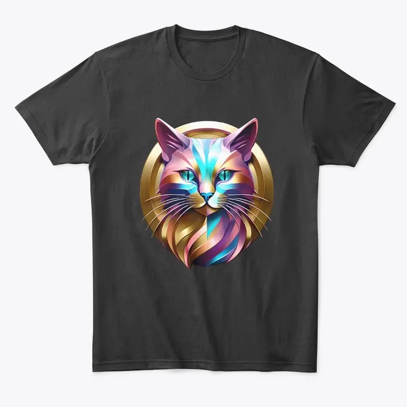 Gold Metallic Cat