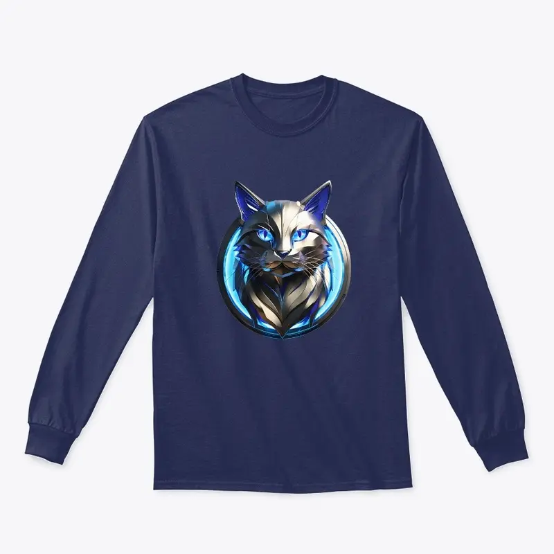 Blue Metal Cat