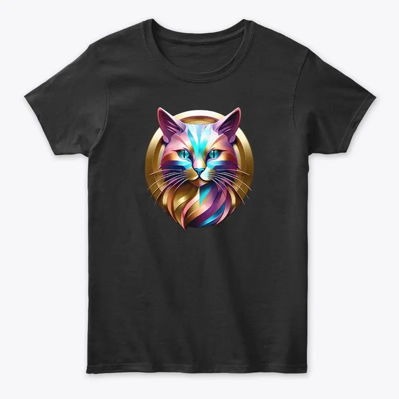 Gold Metallic Cat