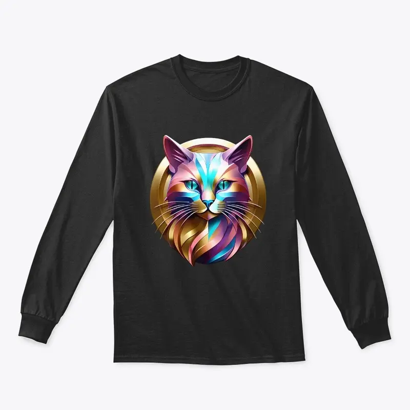 Gold Metallic Cat