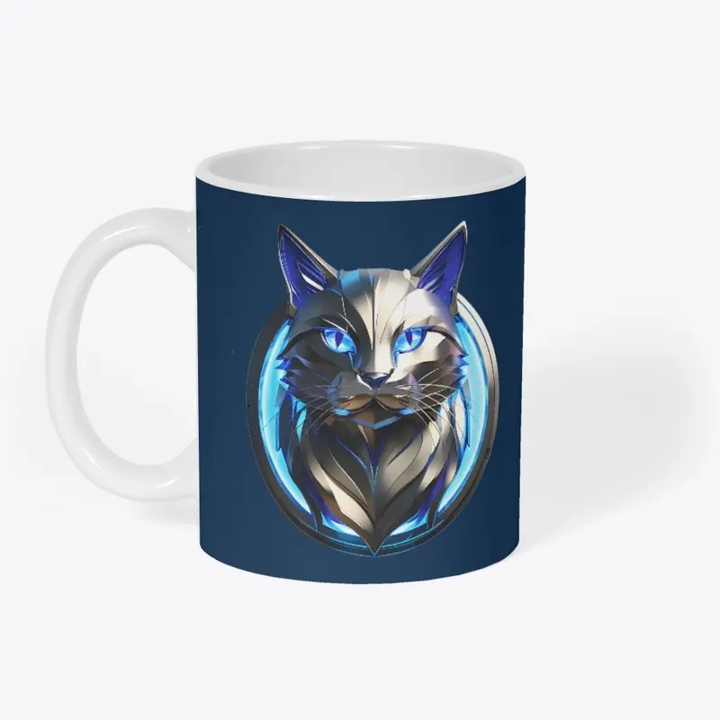 Blue Metal Cat