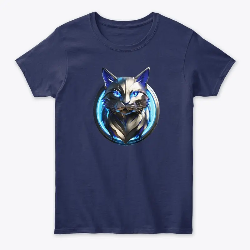 Blue Metal Cat